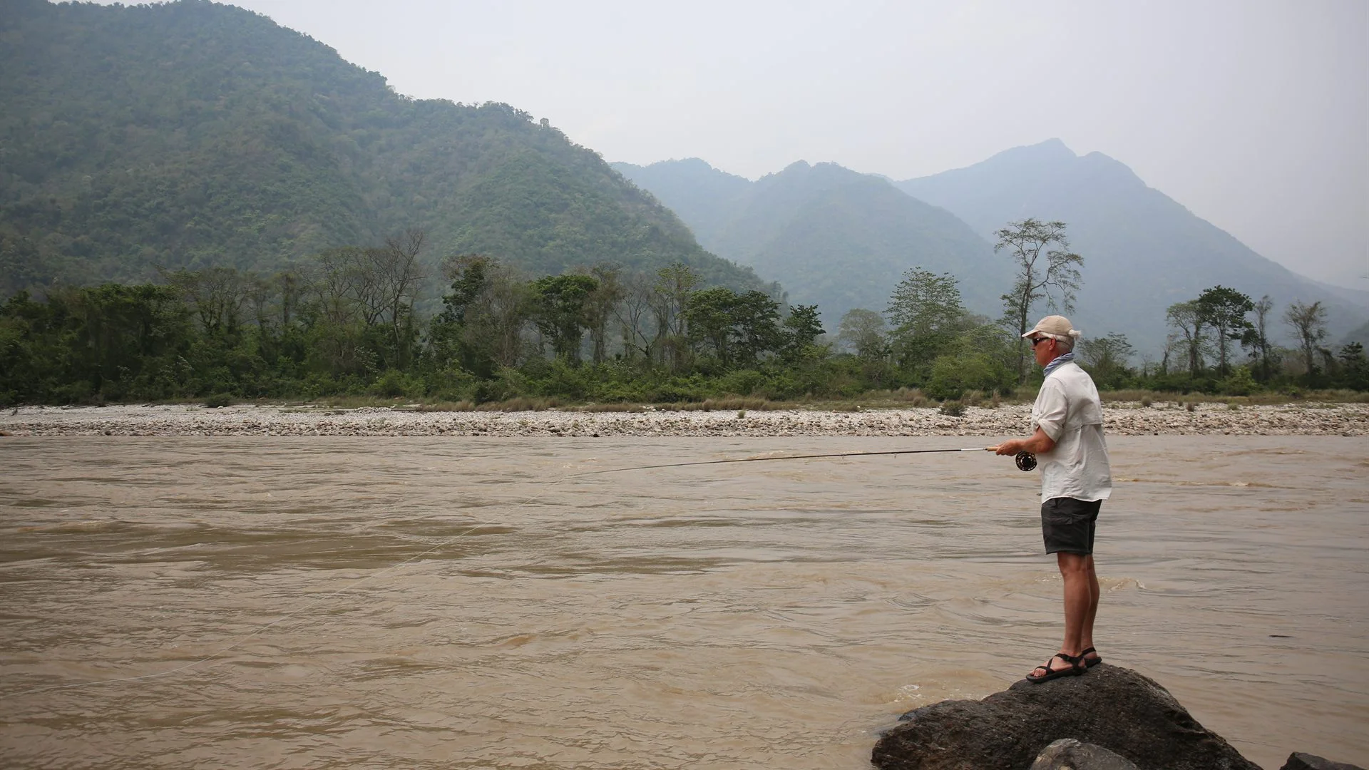 Fly fishing in Bhutan