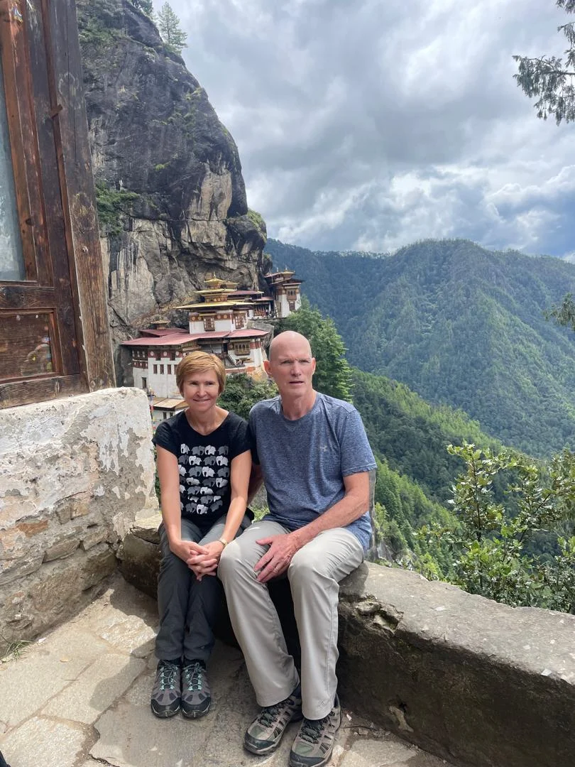 Mr and Mrs Sanders at Tiger's Nest